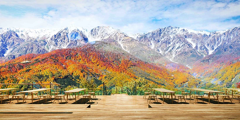 紅葉名所 HAKUBA MOUNTAIN HARBOR